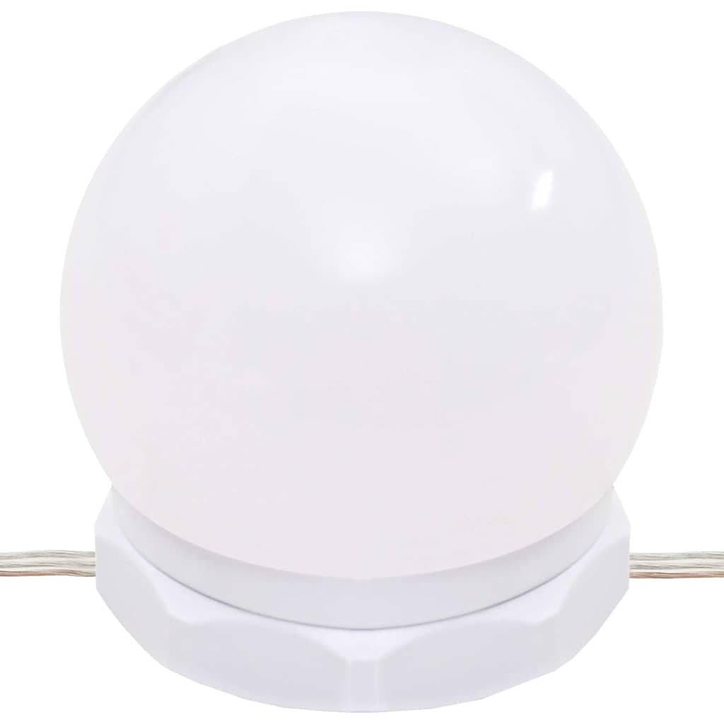 Toaletni stolić LED boja hrasta 90x50x132,5cm konstruirano drvo