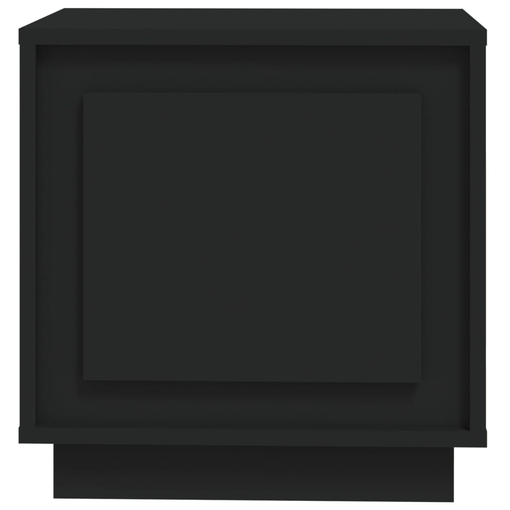 Noćni ormarići 2 kom crni 44 x 35 x 45 cm od konstruiranog drva