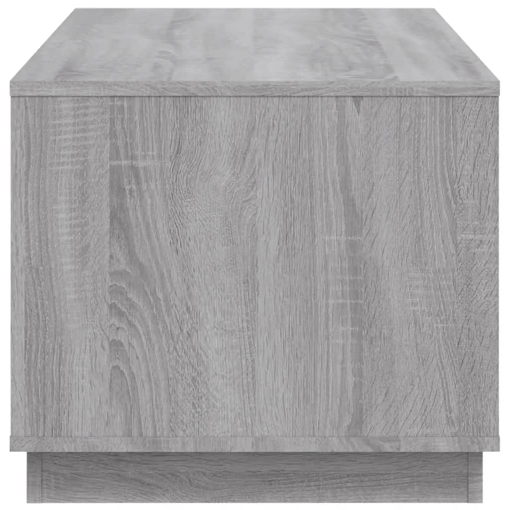 Stolić za kavu siva boja hrasta 102x50x44 cm konstruirano drvo