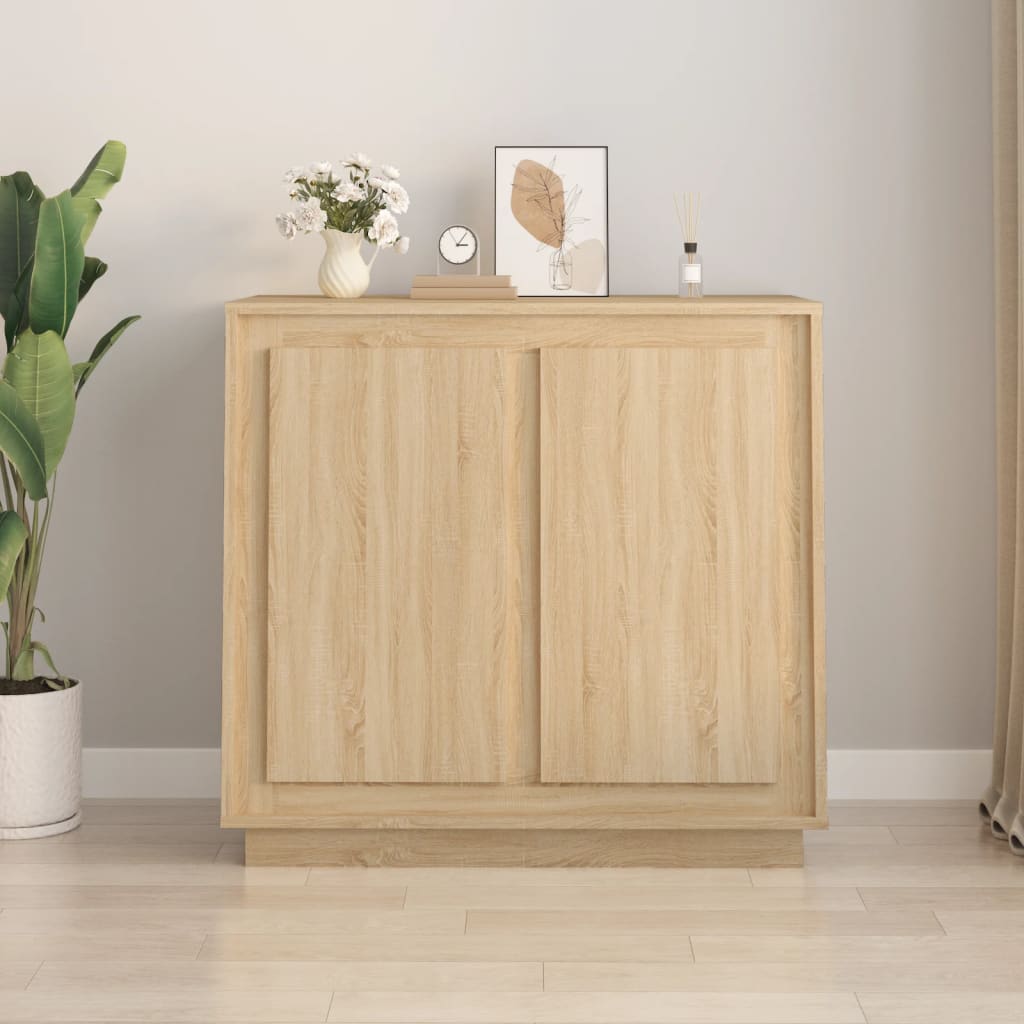 Komoda boja hrasta sonome 80 x 34 x 75 cm od konstruiranog drva