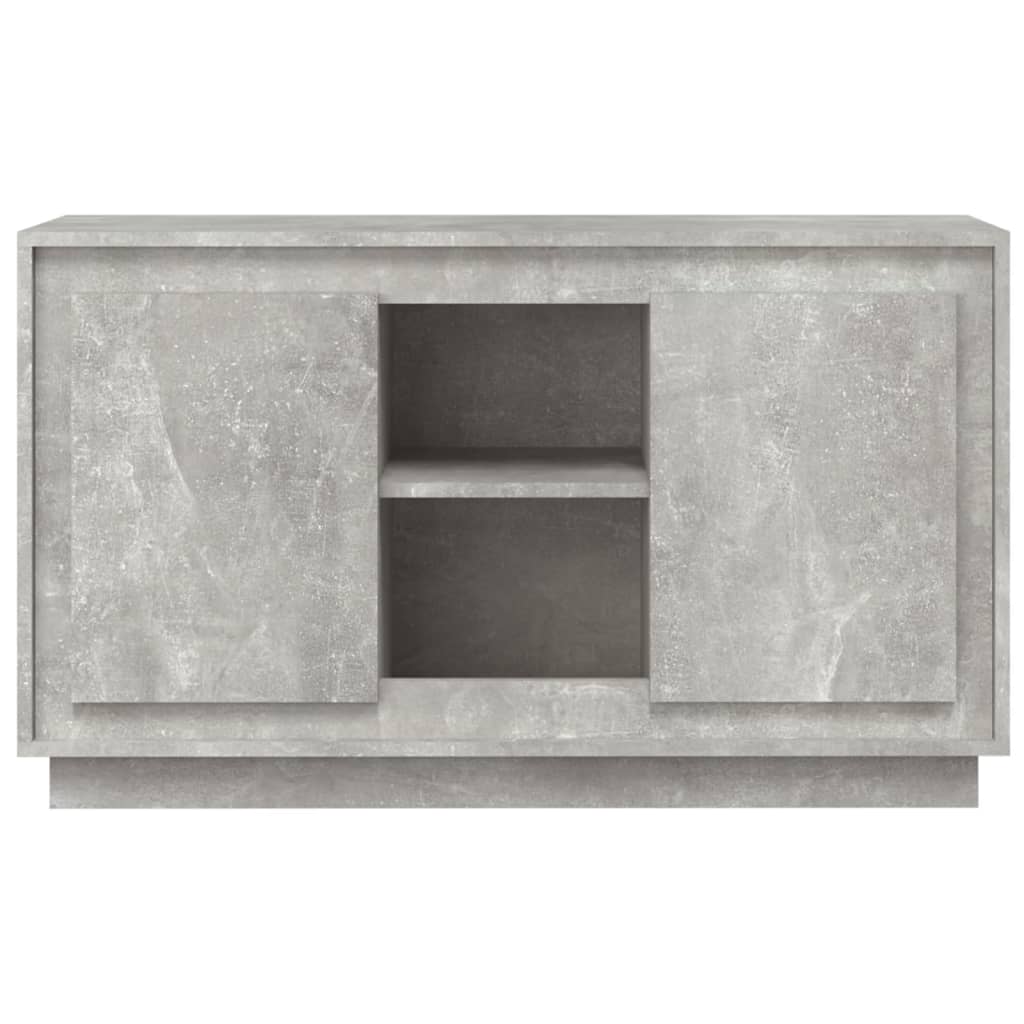 Komoda siva boja betona 102x35x60 cm od konstruiranog drva