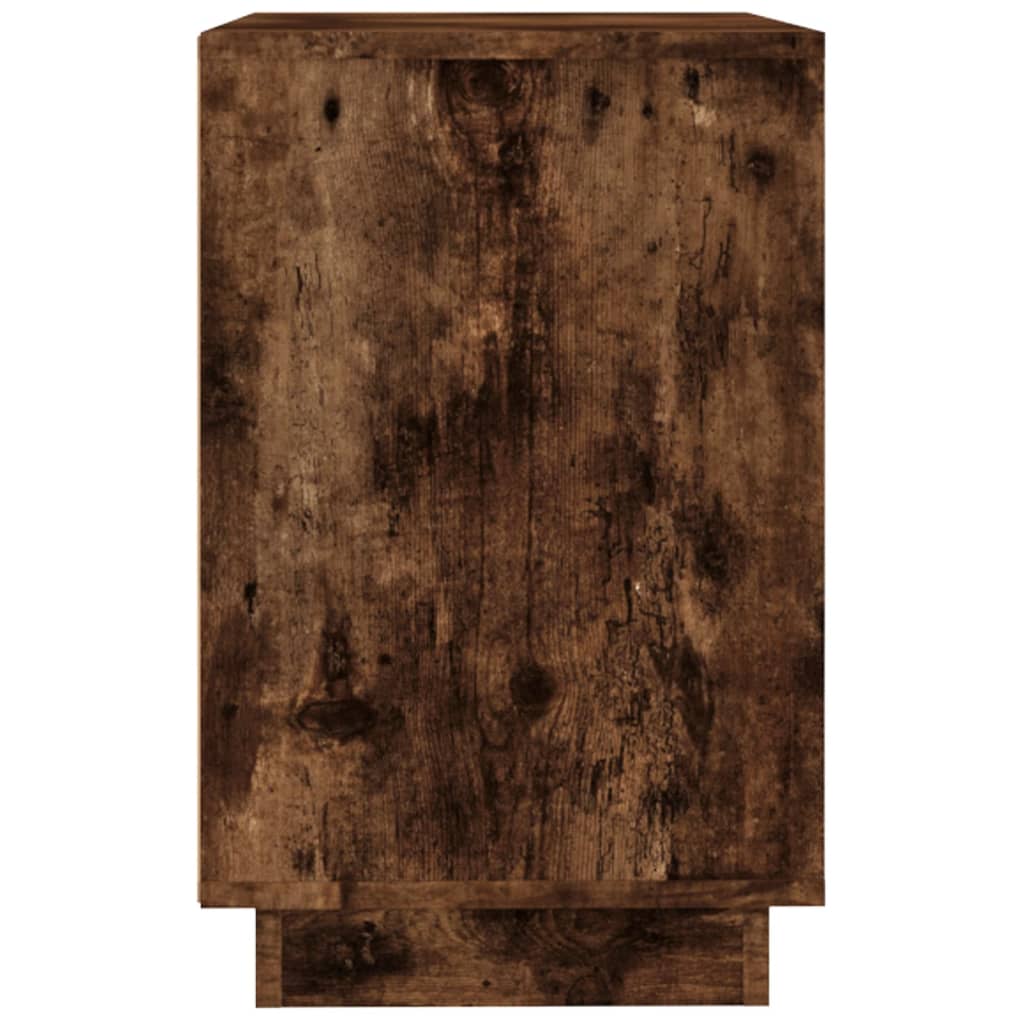 Komoda boja dimljenog hrasta 102x35x60 cm konstruirano drvo