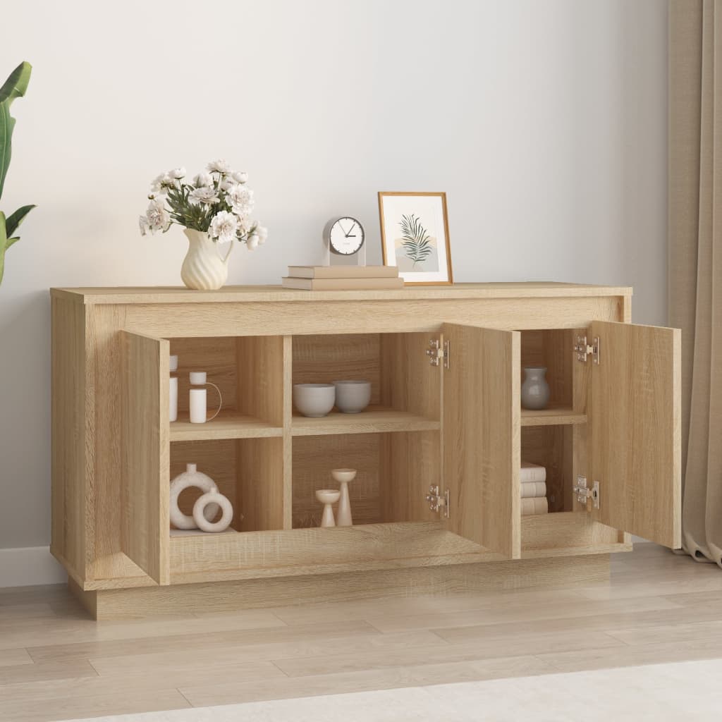 Komoda boja hrasta sonome 102x35x55 cm od konstruiranog drva