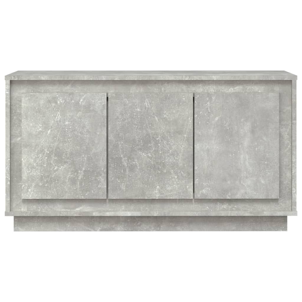 Komoda siva boja betona 102 x 35 x 55 cm od konstruiranog drva
