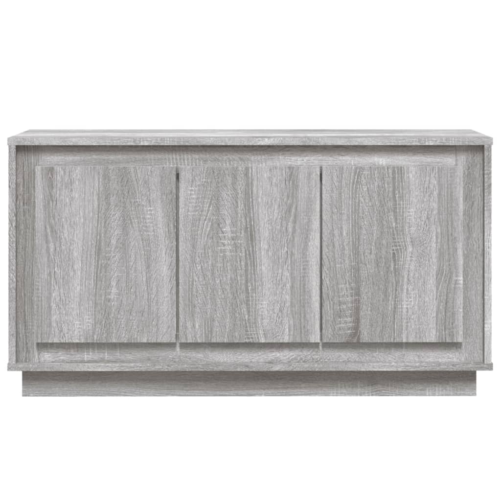Komoda sivog hrasta sonome 102x35x55 cm od konstruiranog drva