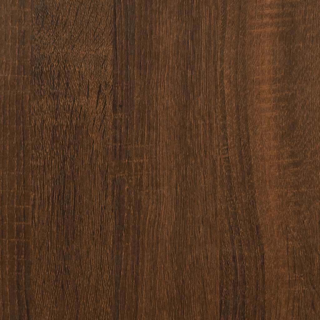 Okvir kreveta bez madraca smeđa boja hrasta 120 x 200 cm drveni