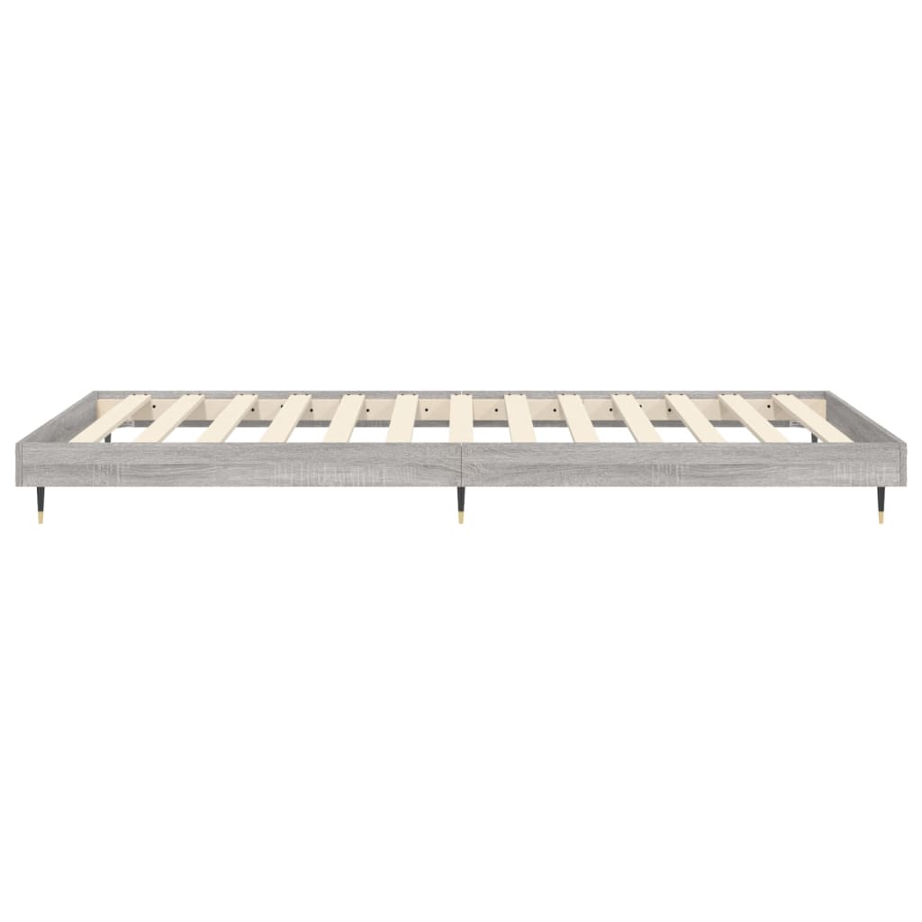 Okvir za krevet boja hrasta 100x200 cm od konstruiranog drva