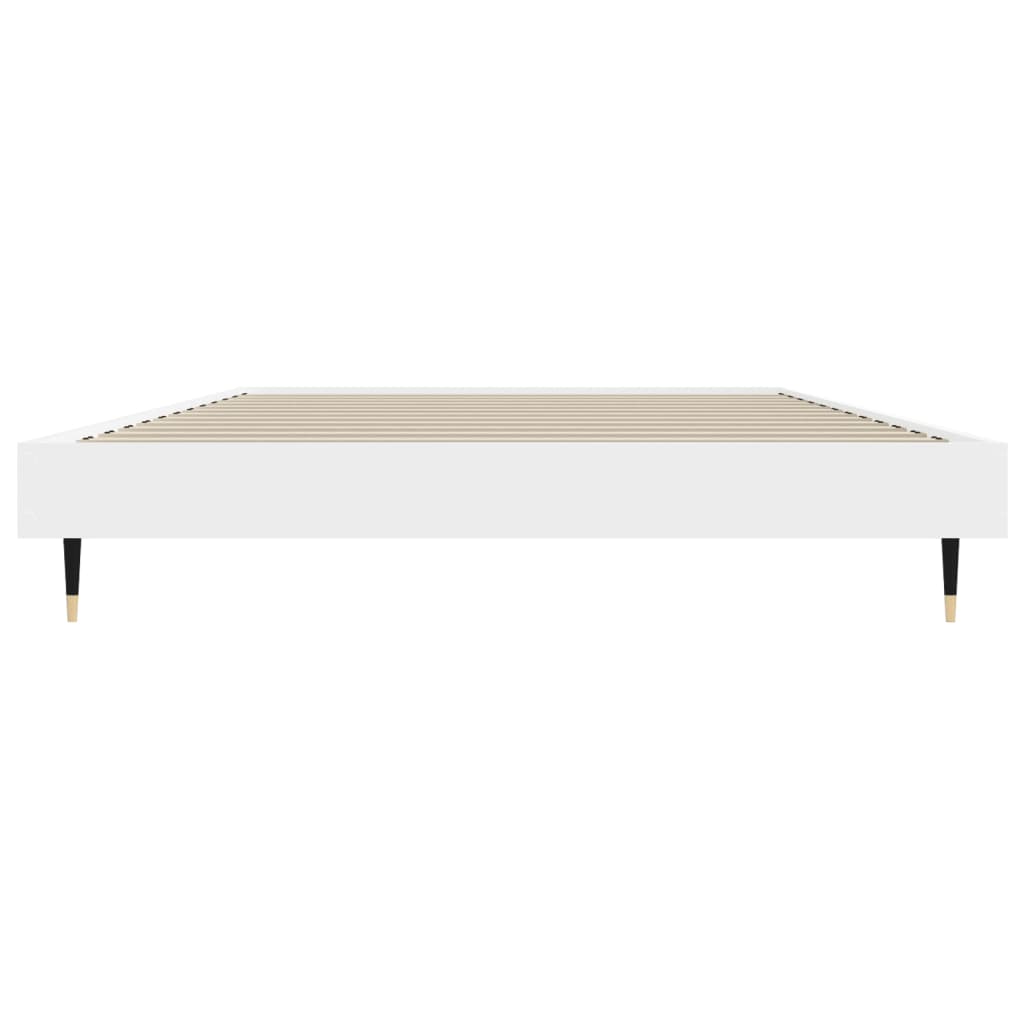 Okvir za krevet bijeli 90x200 cm konstruirano drvo