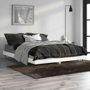 Okvir za krevet bijela 140x190 cm konstruirano drvo