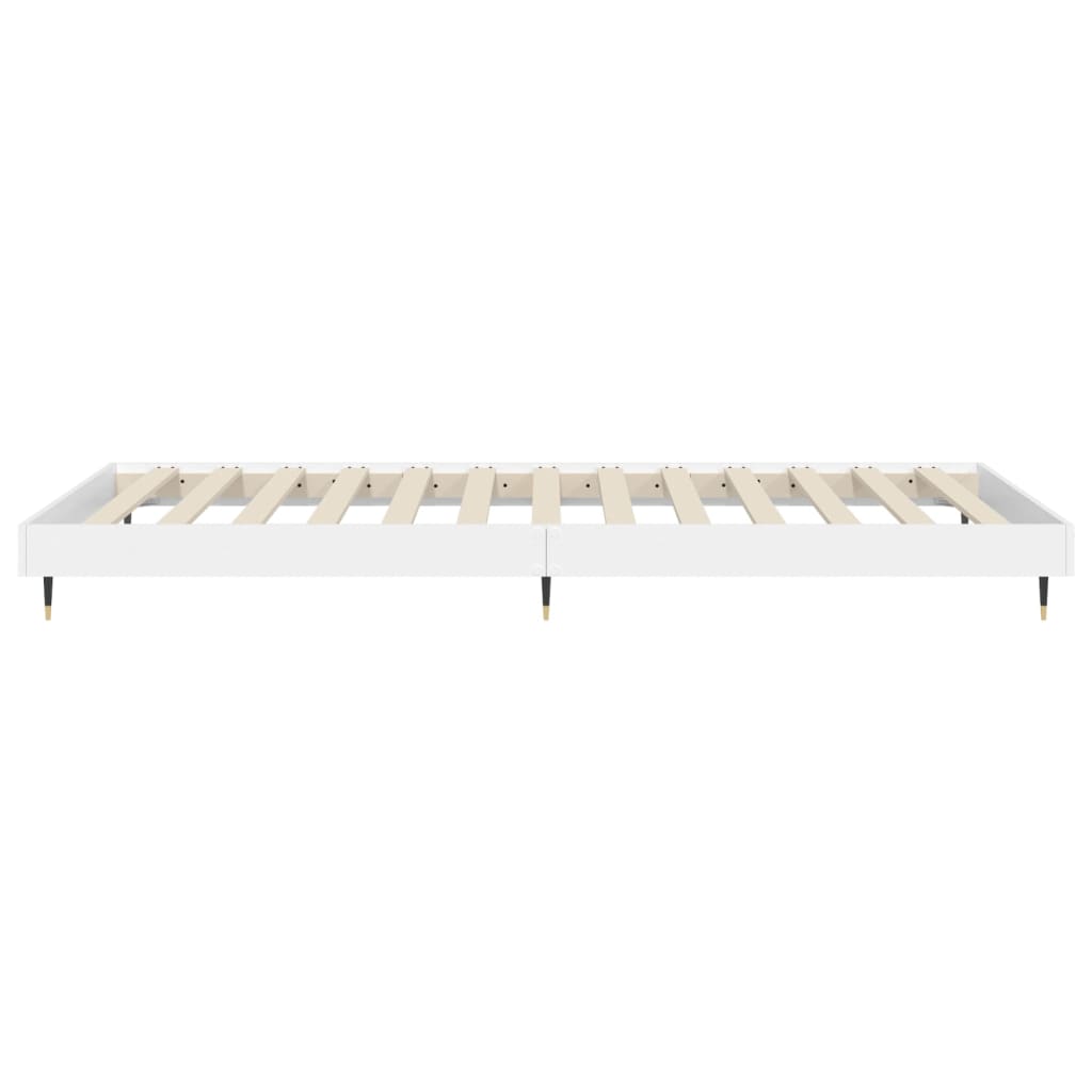 Okvir za krevet bijeli 90x190 cm konstruirano drvo