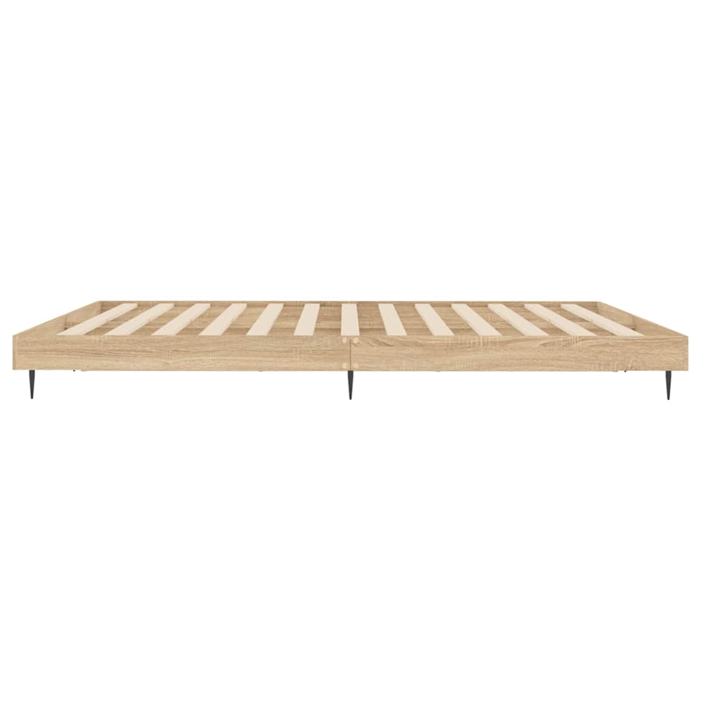 Okvir kreveta bez madraca 200x200 cm od konstruiranog drva