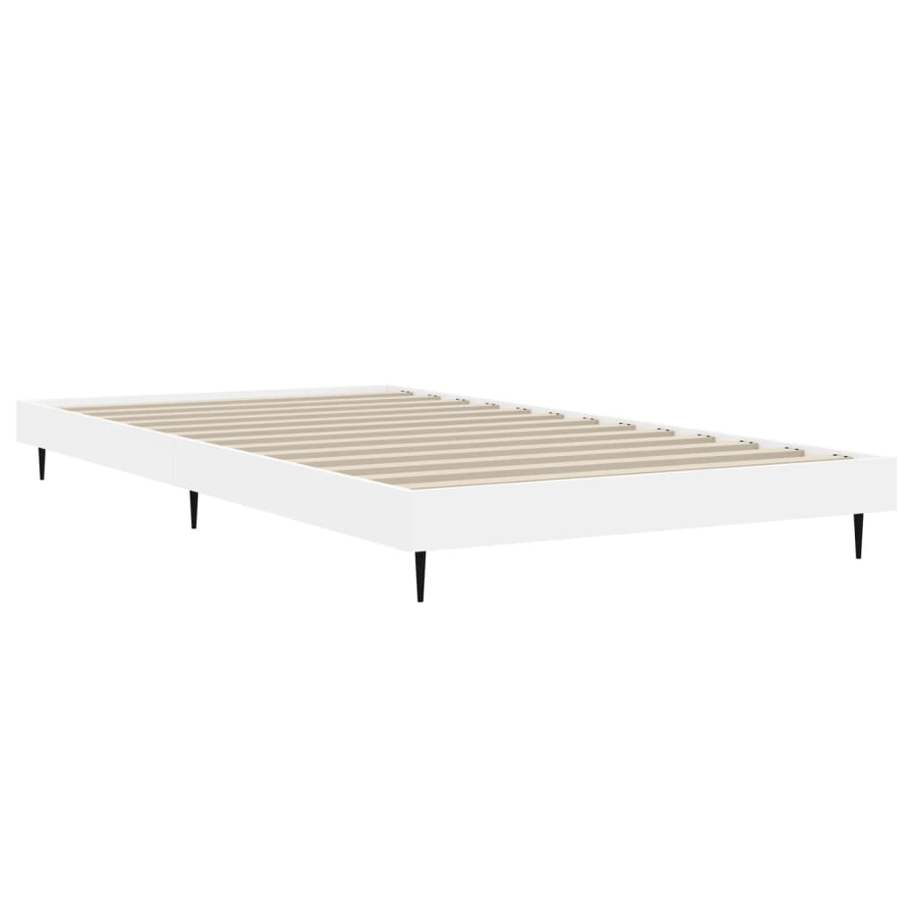 Okvir za krevet bijeli 90x200 cm konstruirano drvo