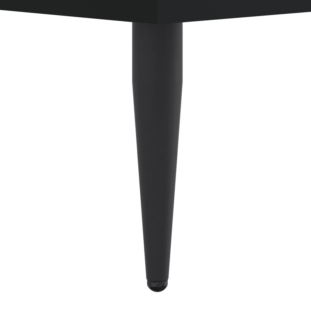Okvir za krevet crni 90x200 cm konstruirano drvo