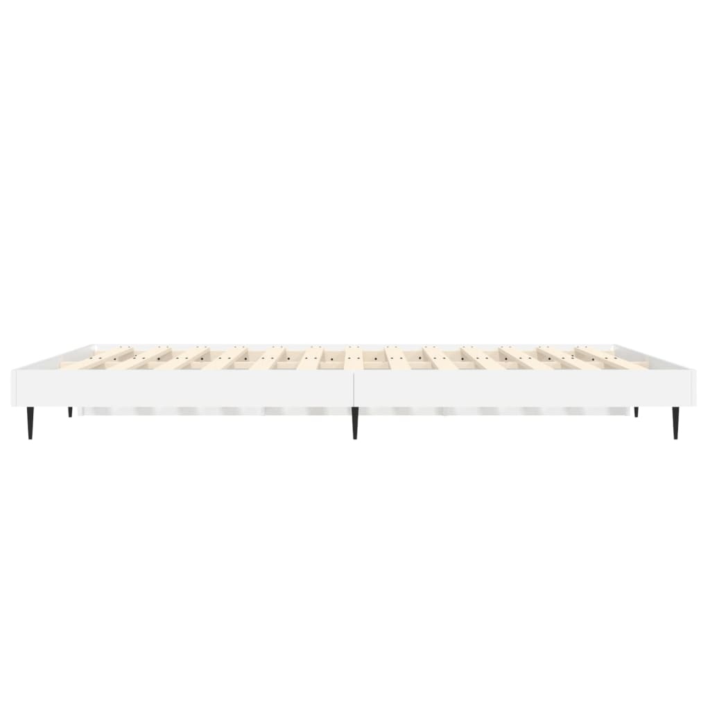 Okvir za krevet bijeli 120x190 cm konstruirano drvo