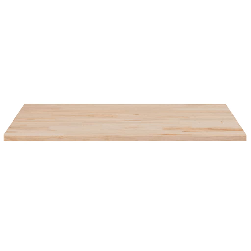 Ploča za stol 110 x 60 x 2,5 cm od masivne borovine pravokutna