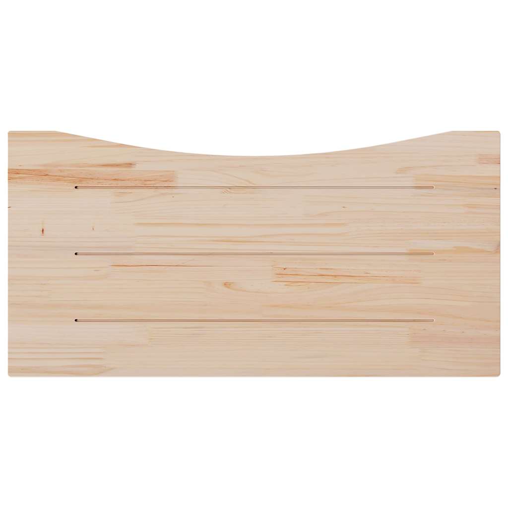 Ploča za radni stol 110 x 55 x 2,5 cm od masivne borovine