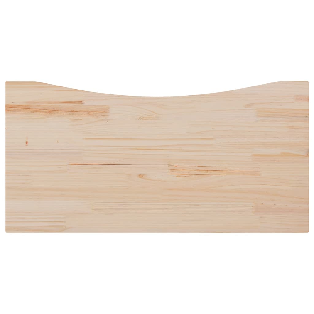 Ploča za radni stol 110 x 60 x 2,5 m od masivne borovine