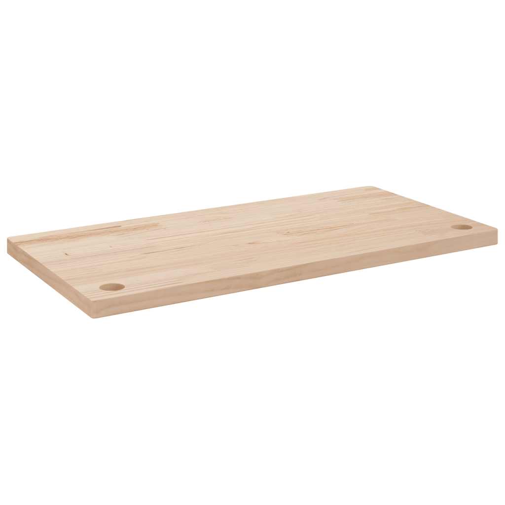 Ploča za radni stol 80 x 40 x 2,5 cm od masivne borovine