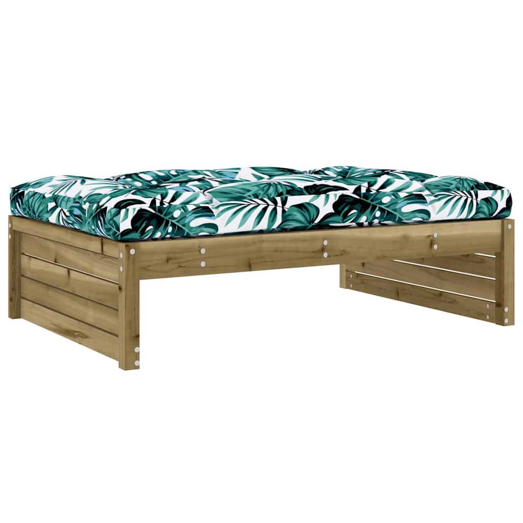 Vrtni tabure 120 x 80 cm od impregnirane borovine