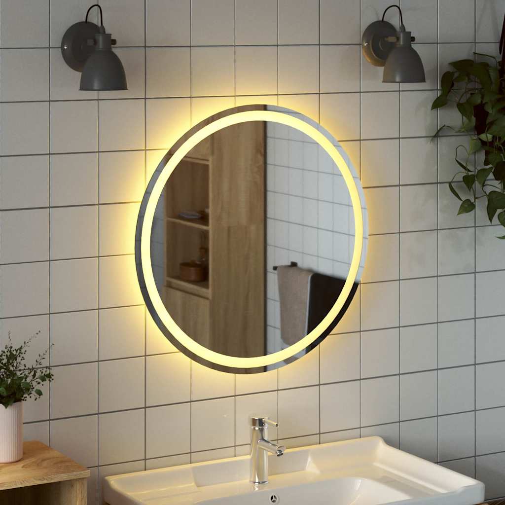 LED kupaonsko ogledalo 70 cm okruglo