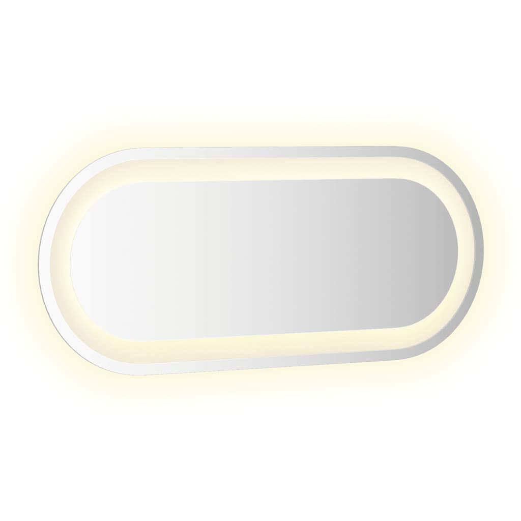LED kupaonsko ogledalo 60x25 cm ovalno