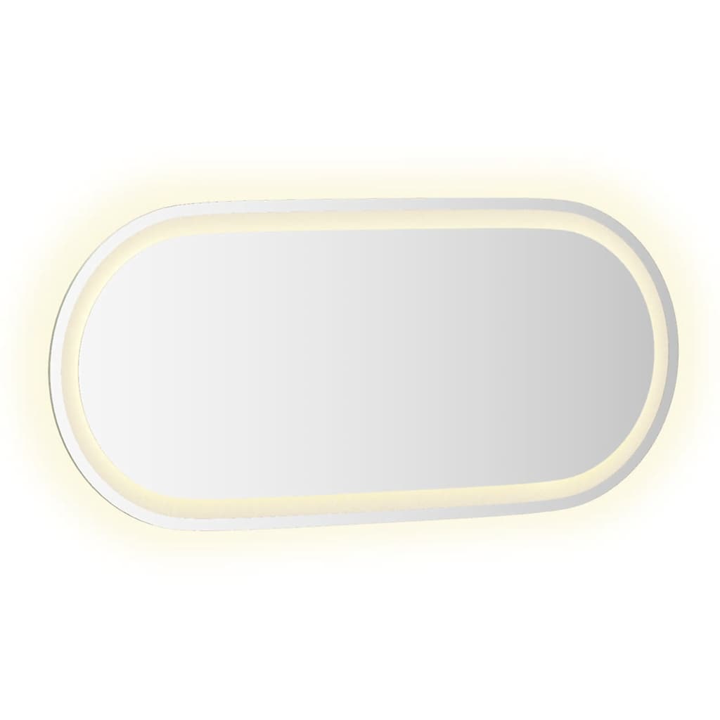 LED kupaonsko ogledalo 80 x 35 cm ovalno