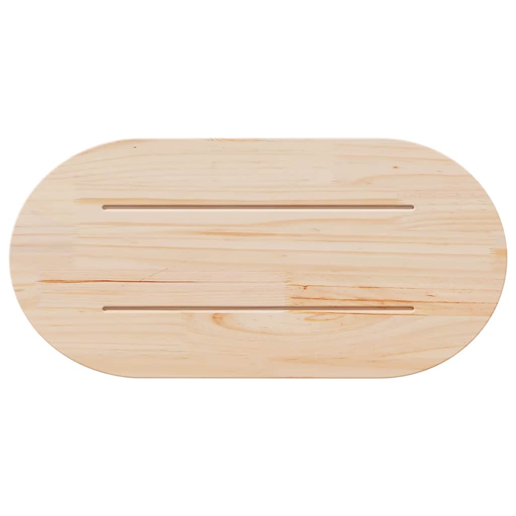 Ploča stola 60x30x2,5 cm Masivno drvo Bor Ovalni