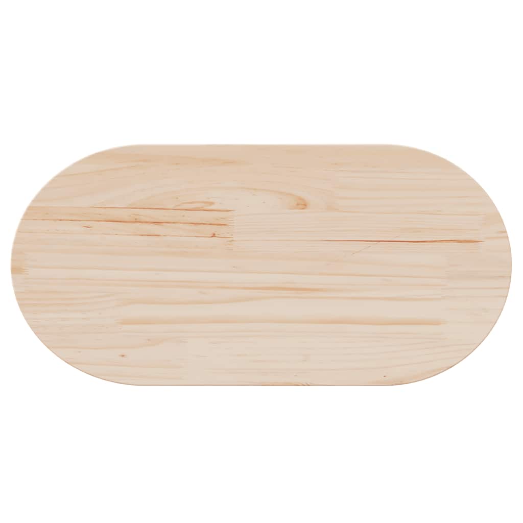 Ploča stola 60x30x2,5 cm Masivno drvo Bor Ovalni