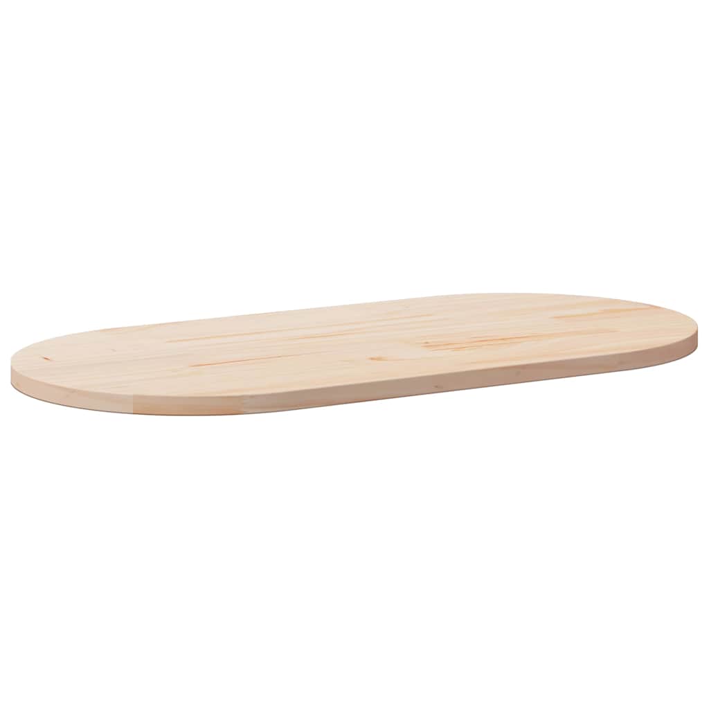 Ploča stola 110x55x2,5 cm Masivno drvo Bor Ovalni