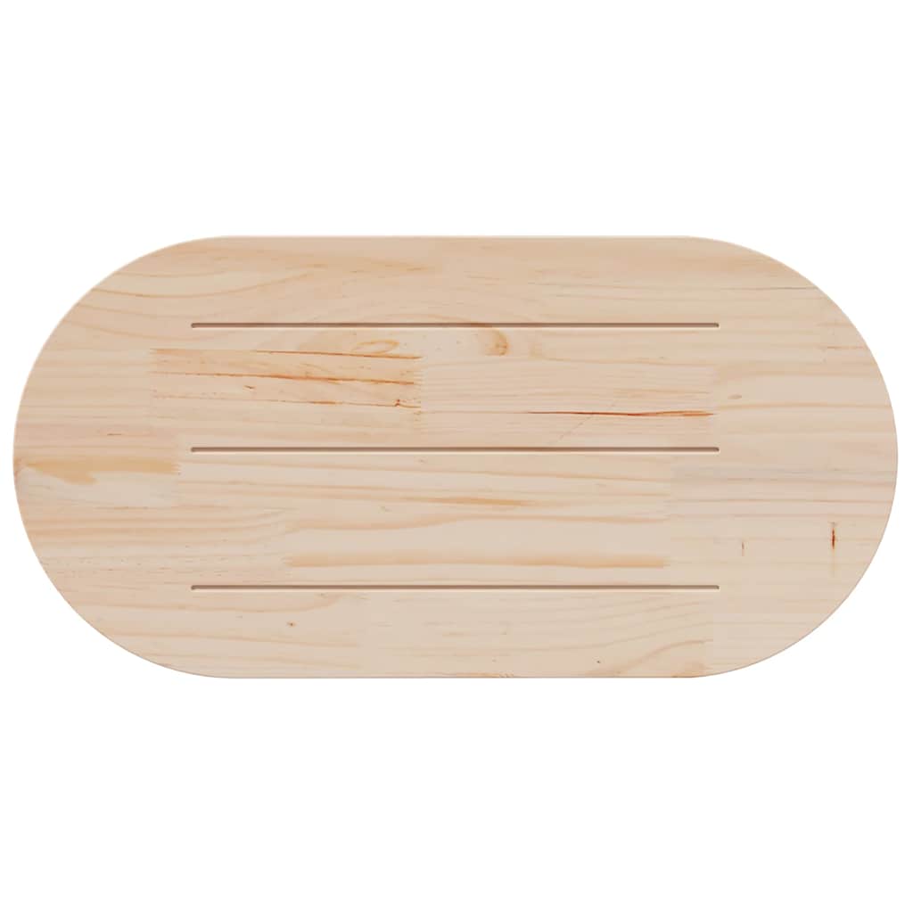 Ploča stola 110x55x2,5 cm Masivno drvo Bor Ovalni