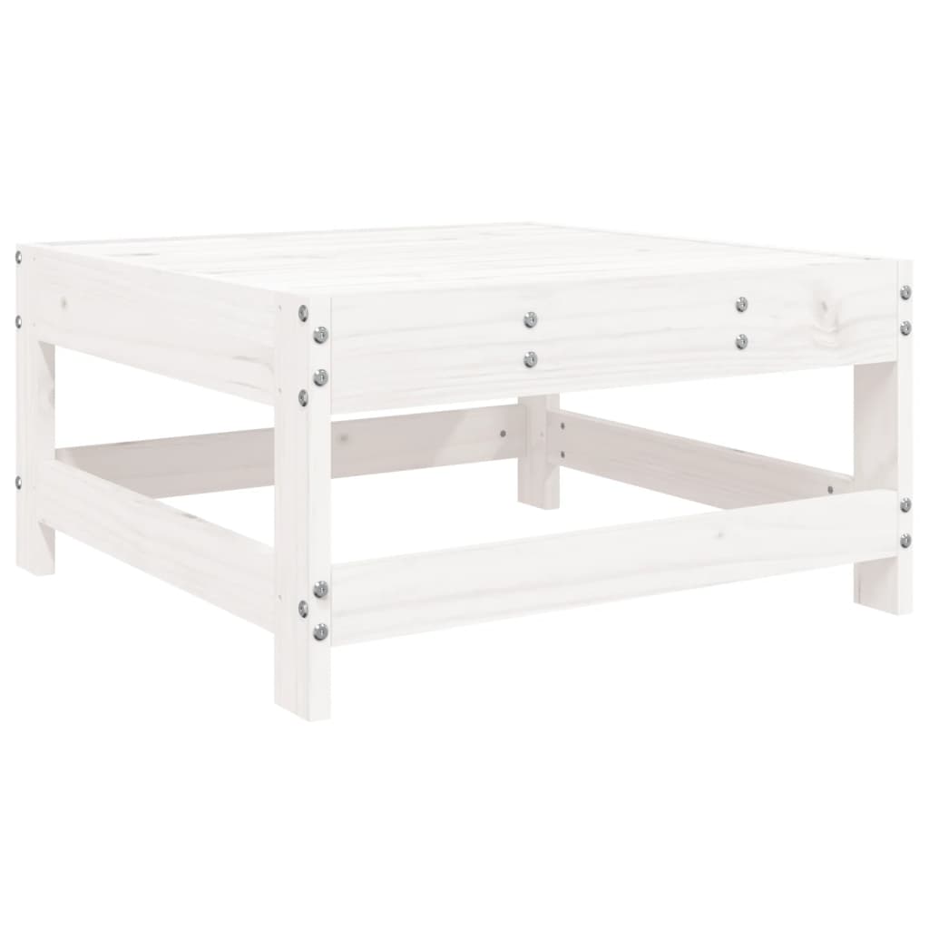 3-dijelna vrtna garnitura od masivne borovine bijela