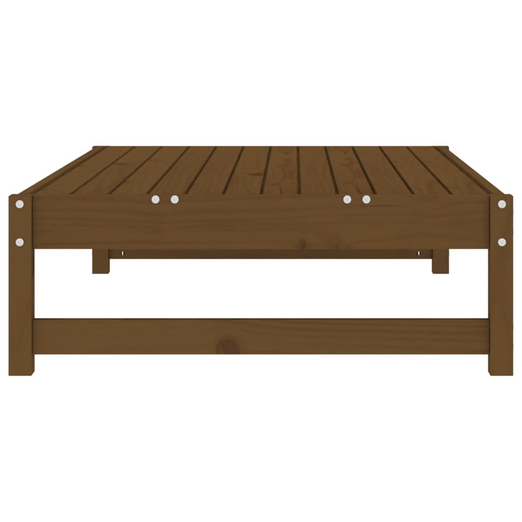 Vrtni tabure boja meda 120 x 80 cm od masivne borovine