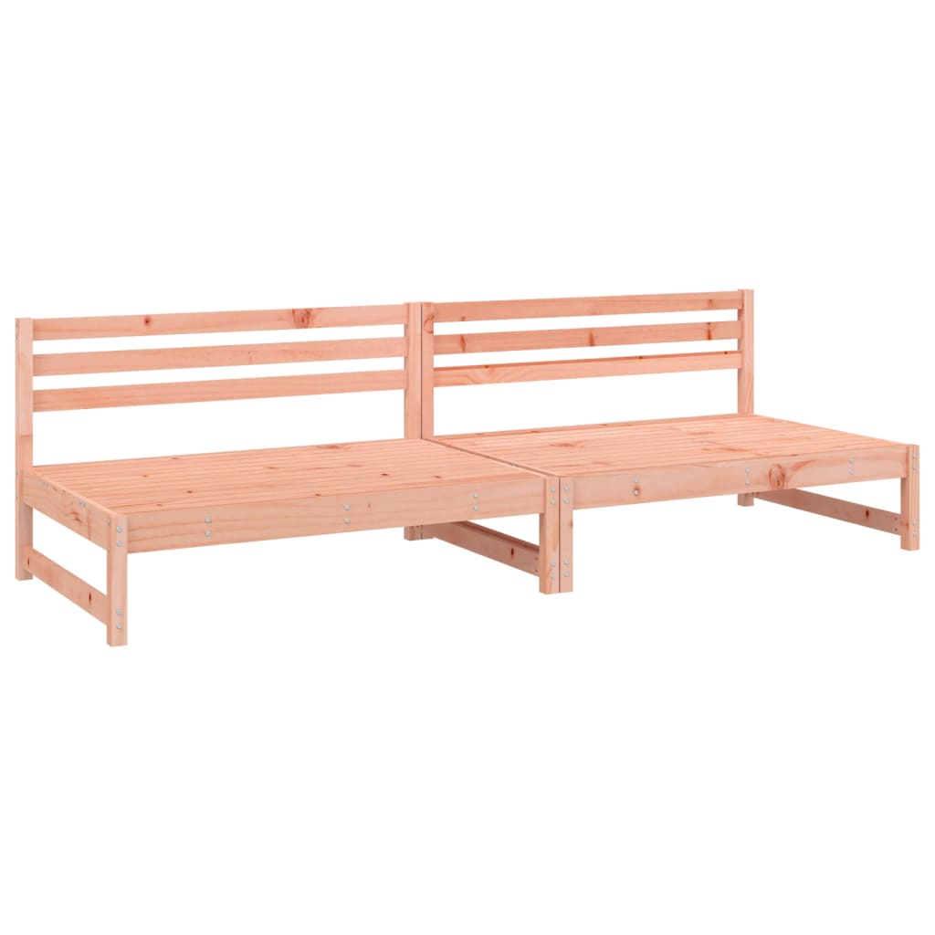 Srednja vrtne sofe 2 kom 120 x 80 cm od masivnog drva duglazije