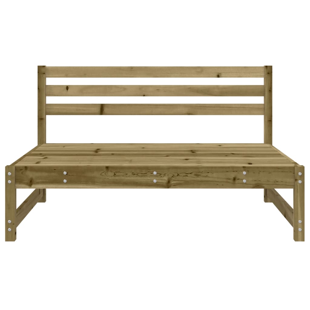 Srednja vrtne sofe 2 kom 120 x 80 cm od impregnirane borovine