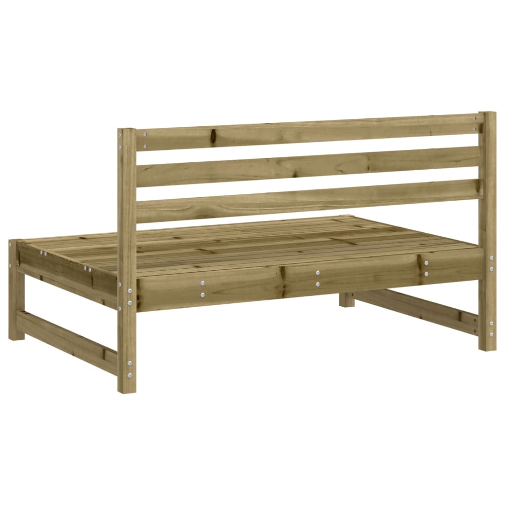 Srednja vrtne sofe 2 kom 120 x 80 cm od impregnirane borovine