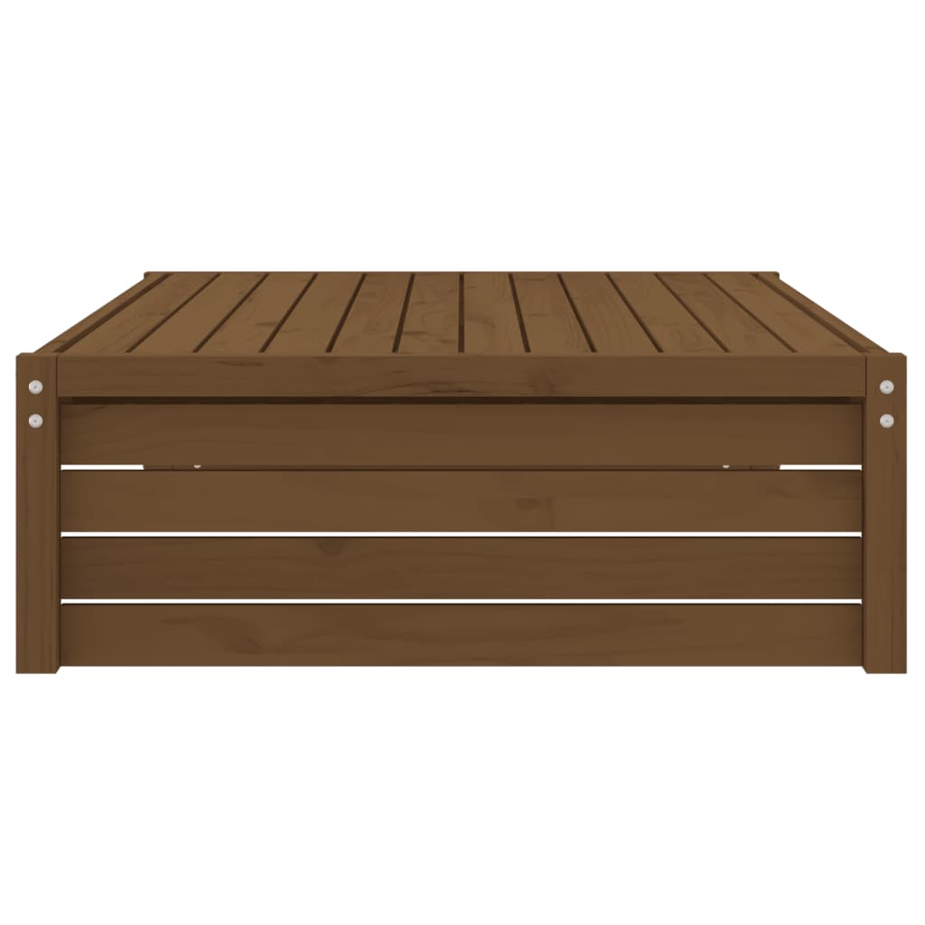 Vrtni tabure boja meda 120 x 80 cm od masivne borovine