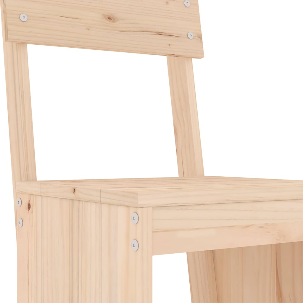 Barski stolci 2 kom 40 x 48,5 x 115,5 cm od masivne borovine