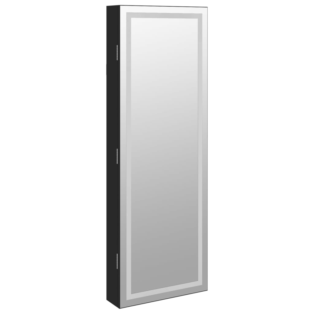 Zidni ormarić za nakit s LED svjetlima