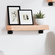 Zidna polica 40 x 10 x 6 cm od neobrađene masivne hrastovine