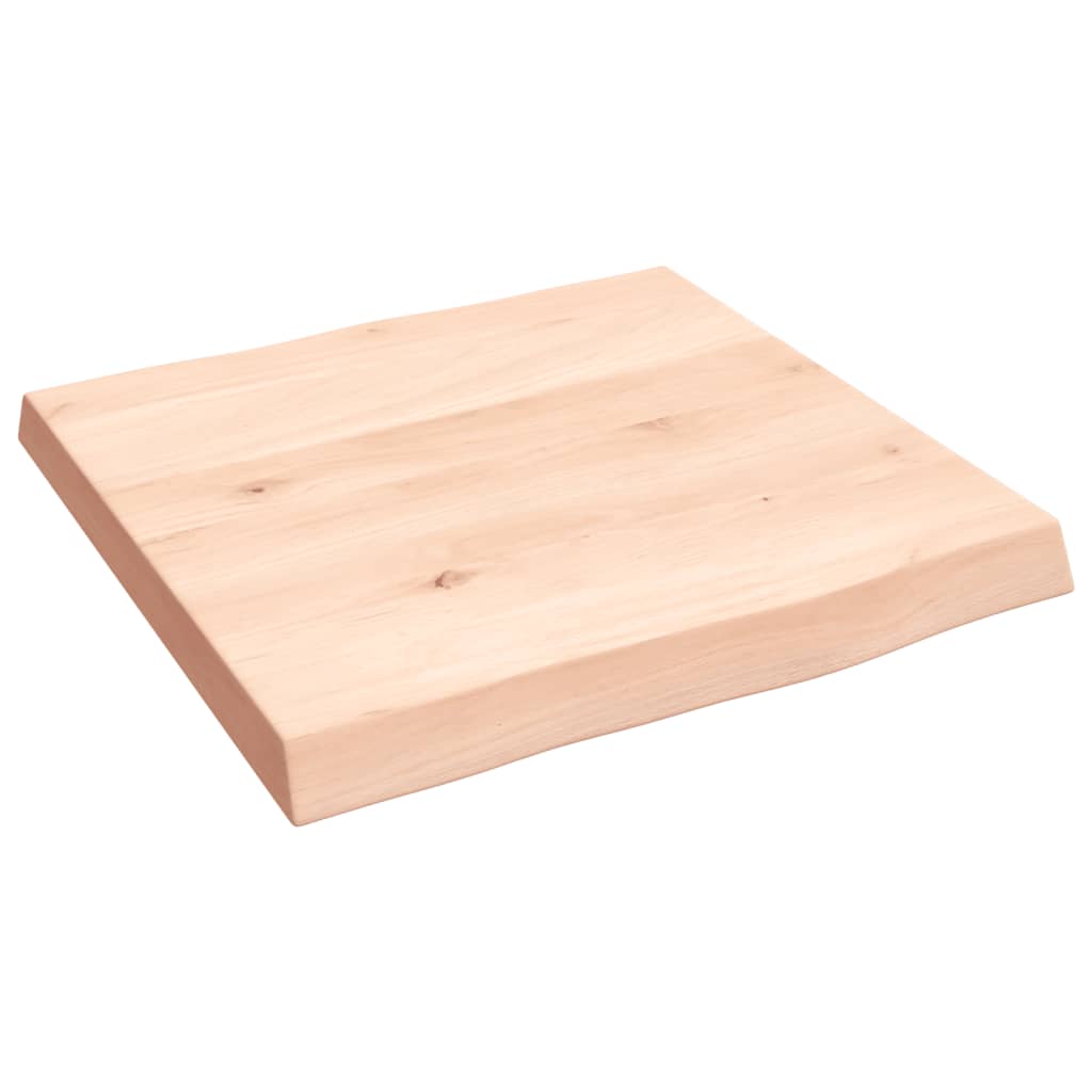 Stolna ploča 40x40x(2-4) cm od hrastovine sa živim rubom