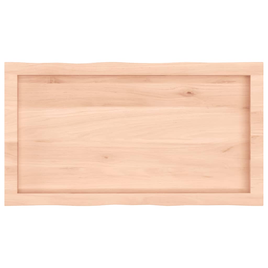 Stolna ploča 80x40x(2-6) cm od hrastovine sa živim rubom