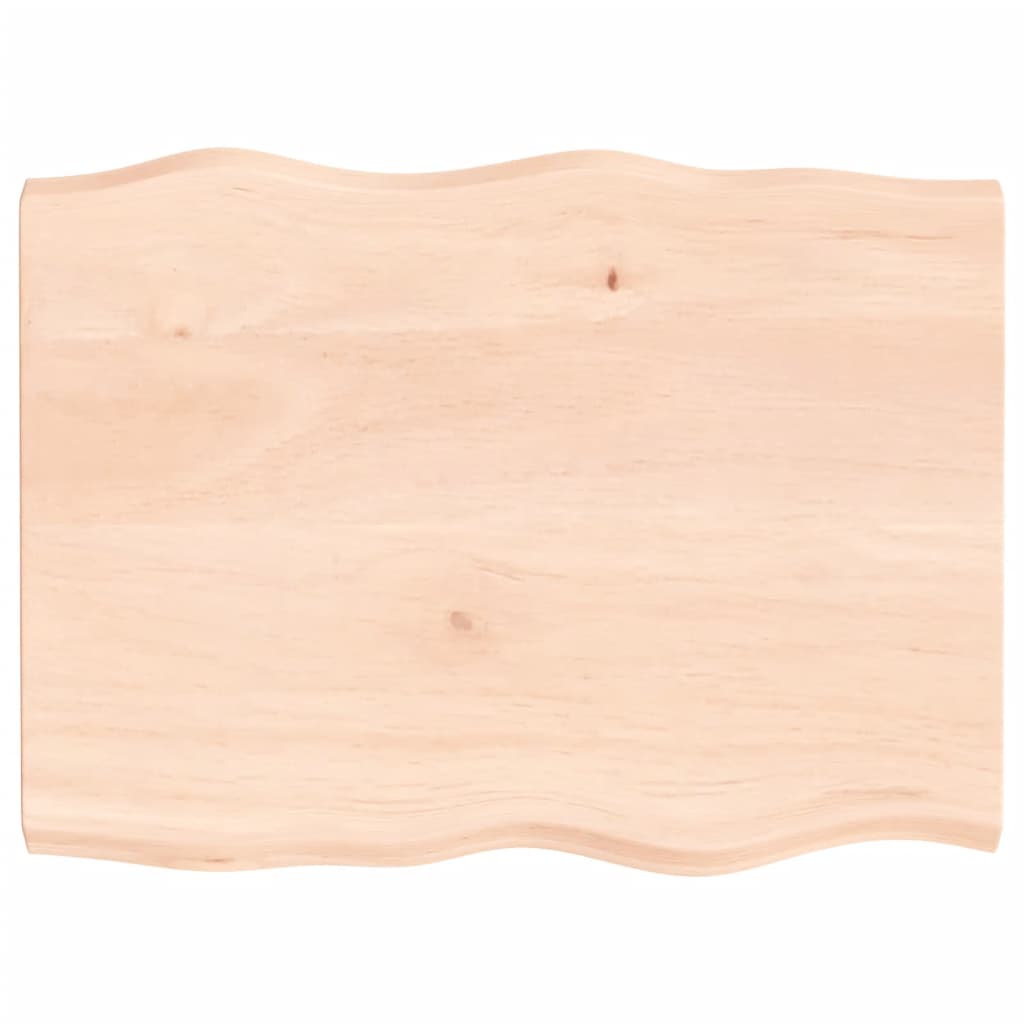 Stolna ploča 80x60x(2-4) cm od hrastovine sa živim rubom