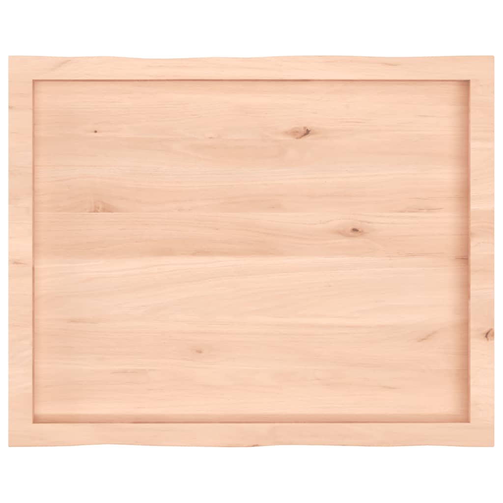 Stolna ploča 80x60x(2-4) cm od hrastovine sa živim rubom