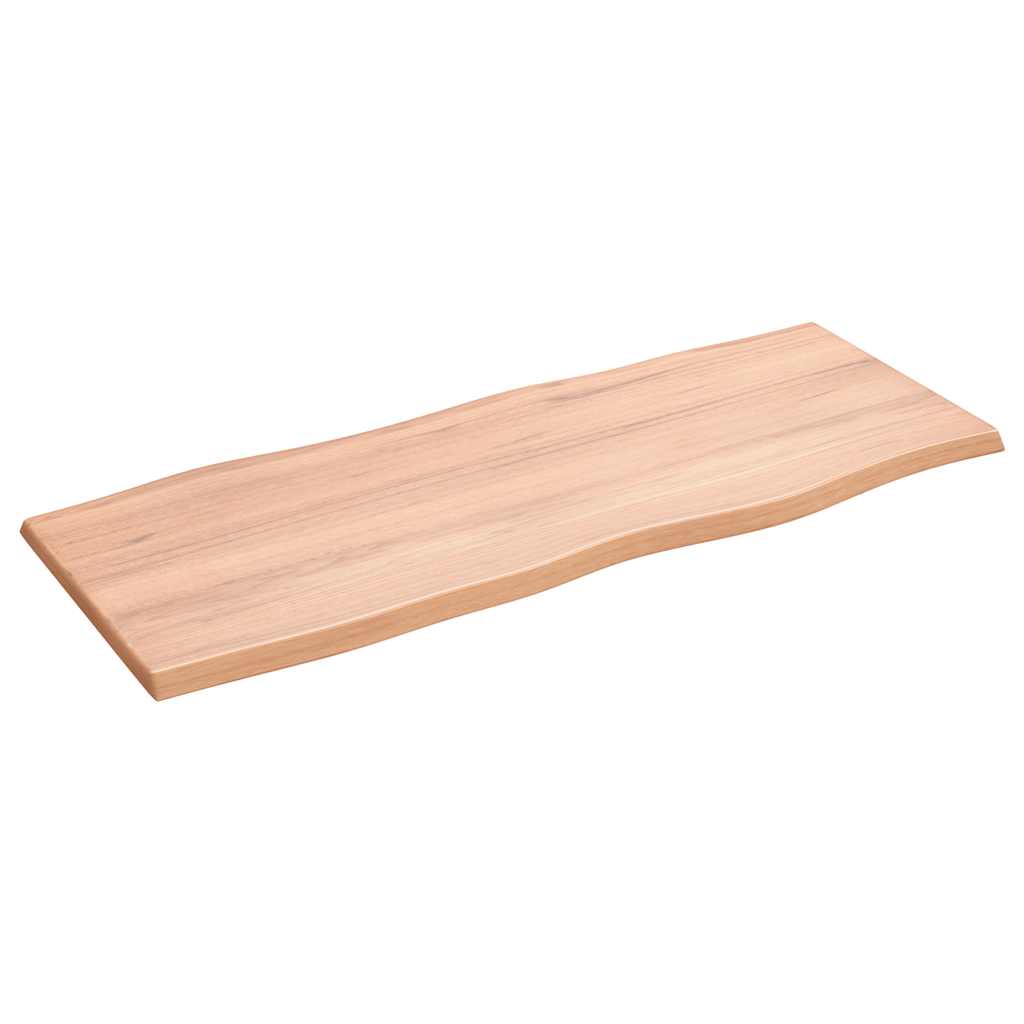 Stolna ploča svjetlosmeđa 100x40x2 cm od obrađene hrastovine