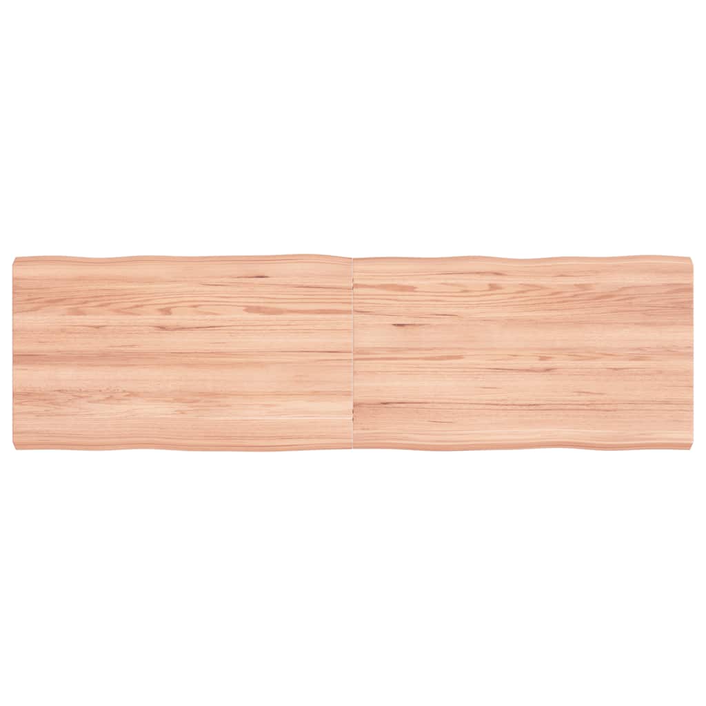 Stolna ploča svjetlosmeđa 140x40x(2-4) cm obrađena hrastovina