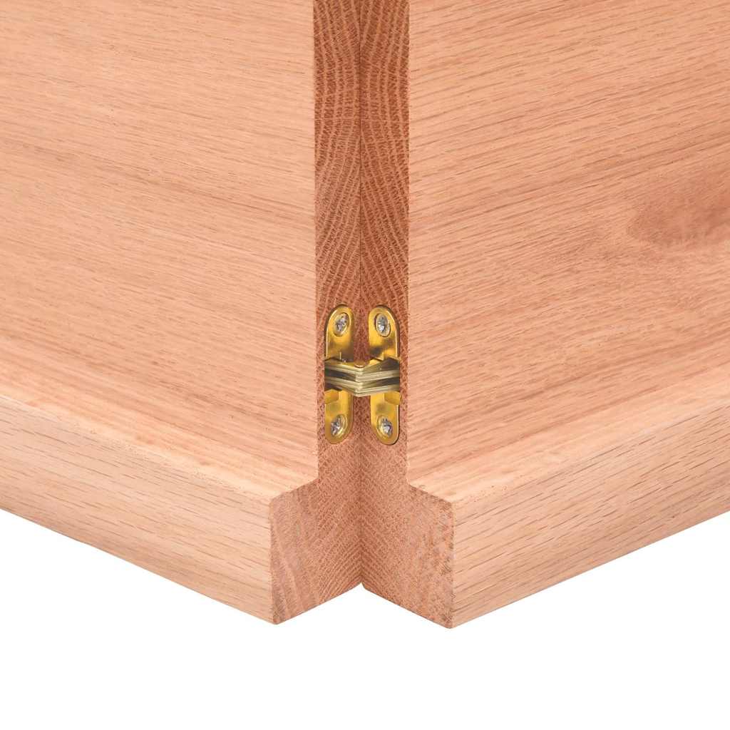 Stolna ploča svjetlosmeđa 140x50x(2-4) cm obrađena hrastovina