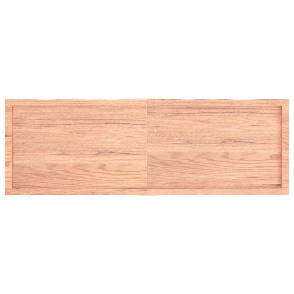 Stolna ploča svjetlosmeđa 160x50x(2-4) cm obrađena hrastovina