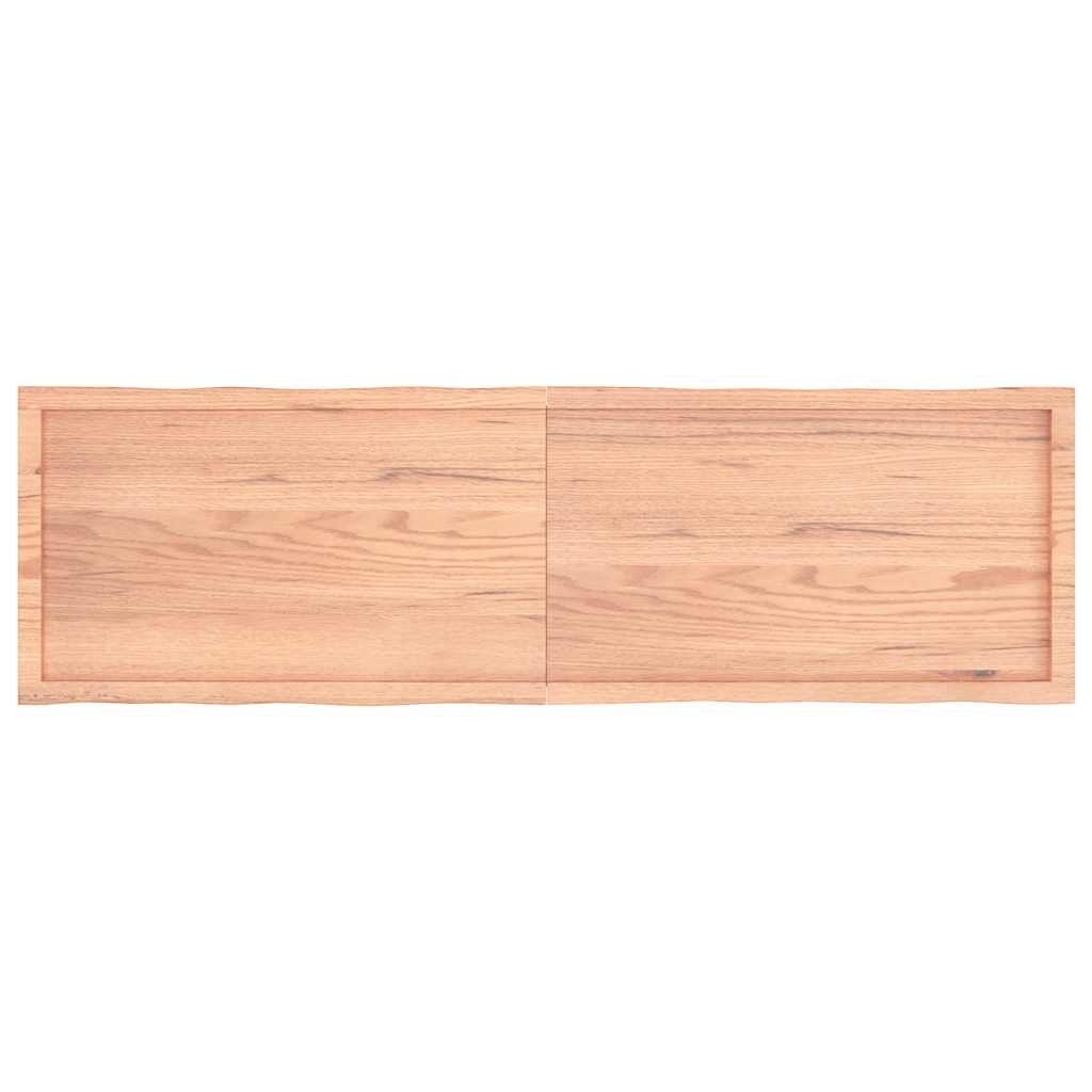 Stolna ploča svjetlosmeđa 180x50x(2-4) cm obrađena hrastovina