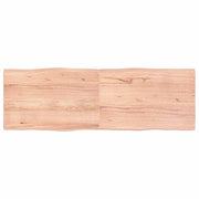 Stolna ploča svjetlosmeđa 180x60x(2-4) cm obrađena hrastovina