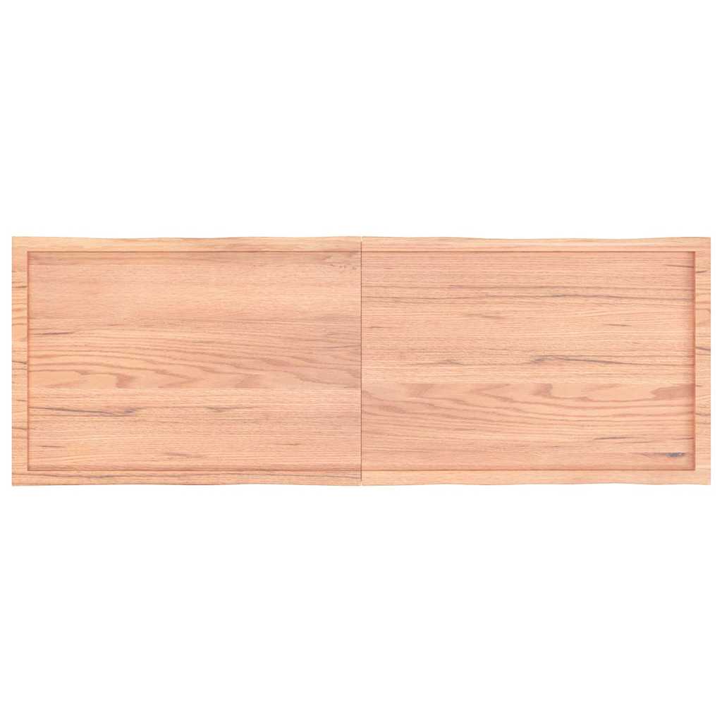 Stolna ploča svjetlosmeđa 180x60x(2-4) cm obrađena hrastovina